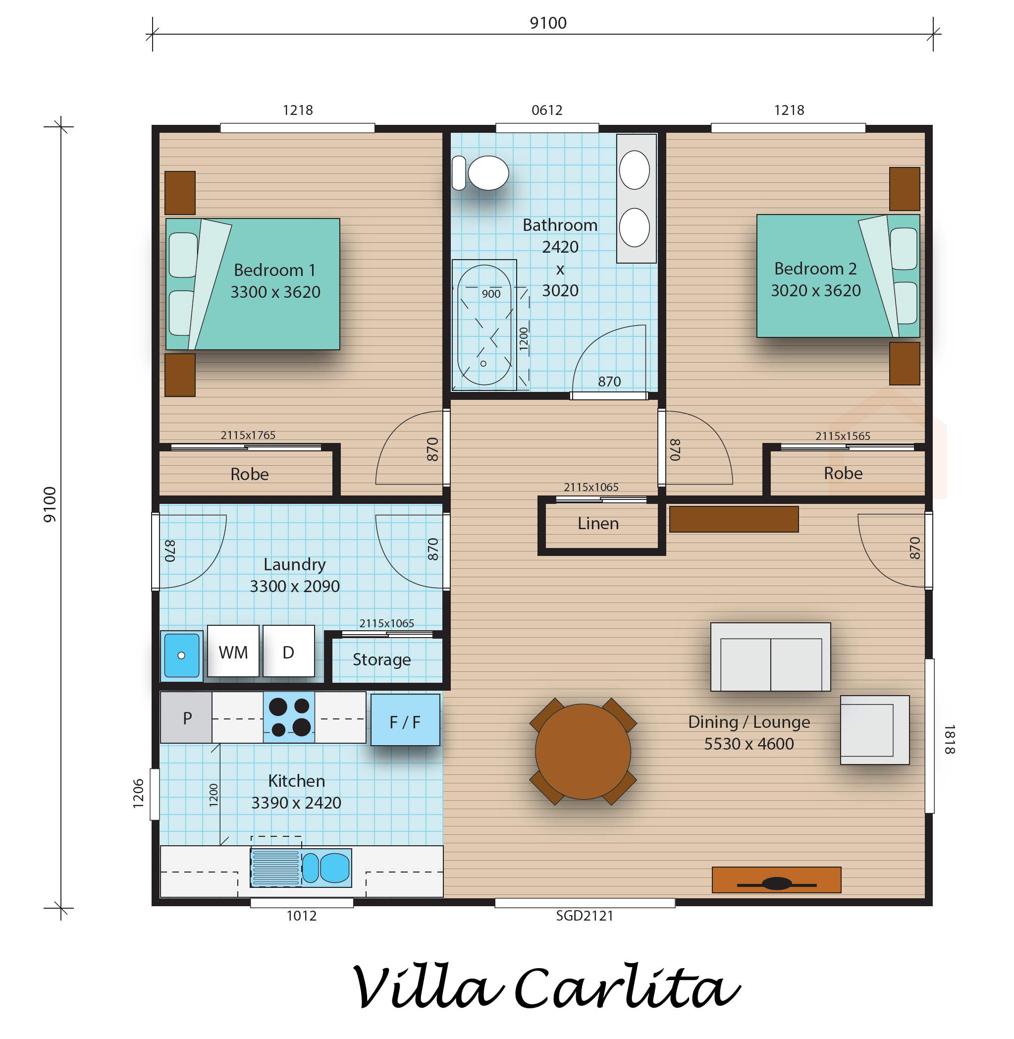 Villa Carlita 1 floorplan image